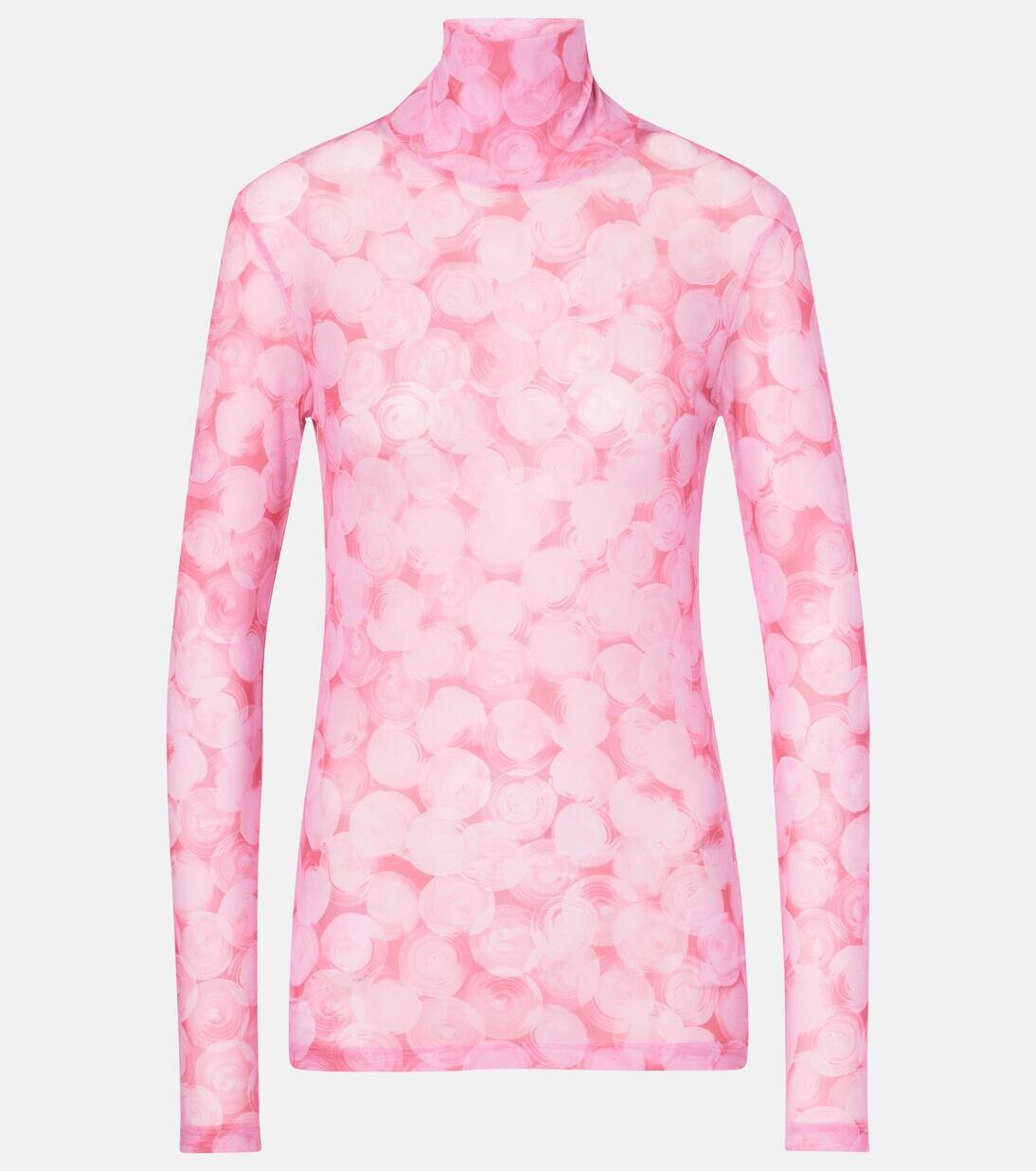 Топ из джерси с высоким воротом и принтом Dries Van Noten, розовый
Топ из джерси с высоким воротом и принтом Dries Van Noten, розовый