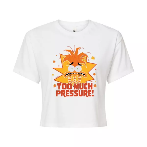 Футболка S Inside Out 2 для подростков с укороченным принтом "Слишком большое давление" Disney / Pixar, белый
Футболка S Inside Out 2 для подростков с укороченным принтом "Слишком большое давление" Disney / Pixar, белый