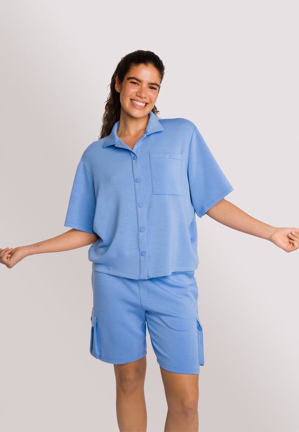 Блузка на пуговицах CRUZ OCEANSAPART, синий
Блузка на пуговицах CRUZ OCEANSAPART, синий