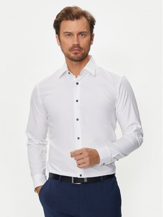 Рубашка slim fit 50519867 Boss, белый
Рубашка slim fit 50519867 Boss, белый