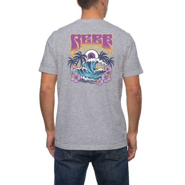 Футболка с графическим принтом для мужчин Reef, серый
Футболка с графическим принтом для мужчин Reef, серый