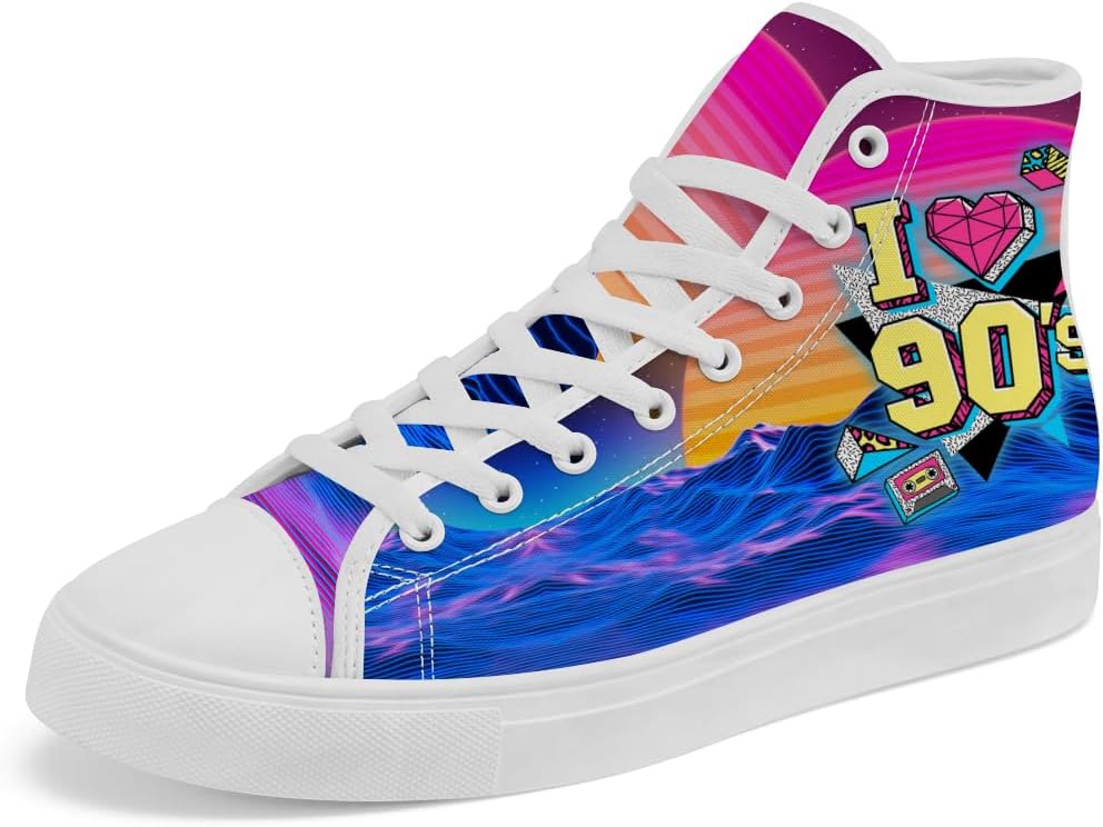 Высокие кеды из ткани 80-х и 90-х с геометрическим узором, ретро, на шнуровке, повседневная обувь, подарок для мужчин и женщин Chebing, синий/фиолетовый
Высокие кеды из ткани 80-х и 90-х с геометрическим узором, ретро, на шнуровке, повседневная обувь, подарок для мужчин и женщин Chebing, синий/фиолетовый