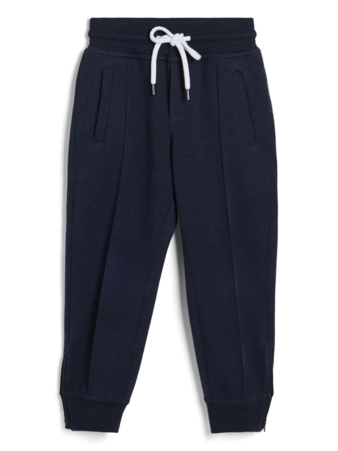 Спортивные брюки с кулиской Brunello Cucinelli Kids, синий 
Спортивные брюки с кулиской Brunello Cucinelli Kids, синий