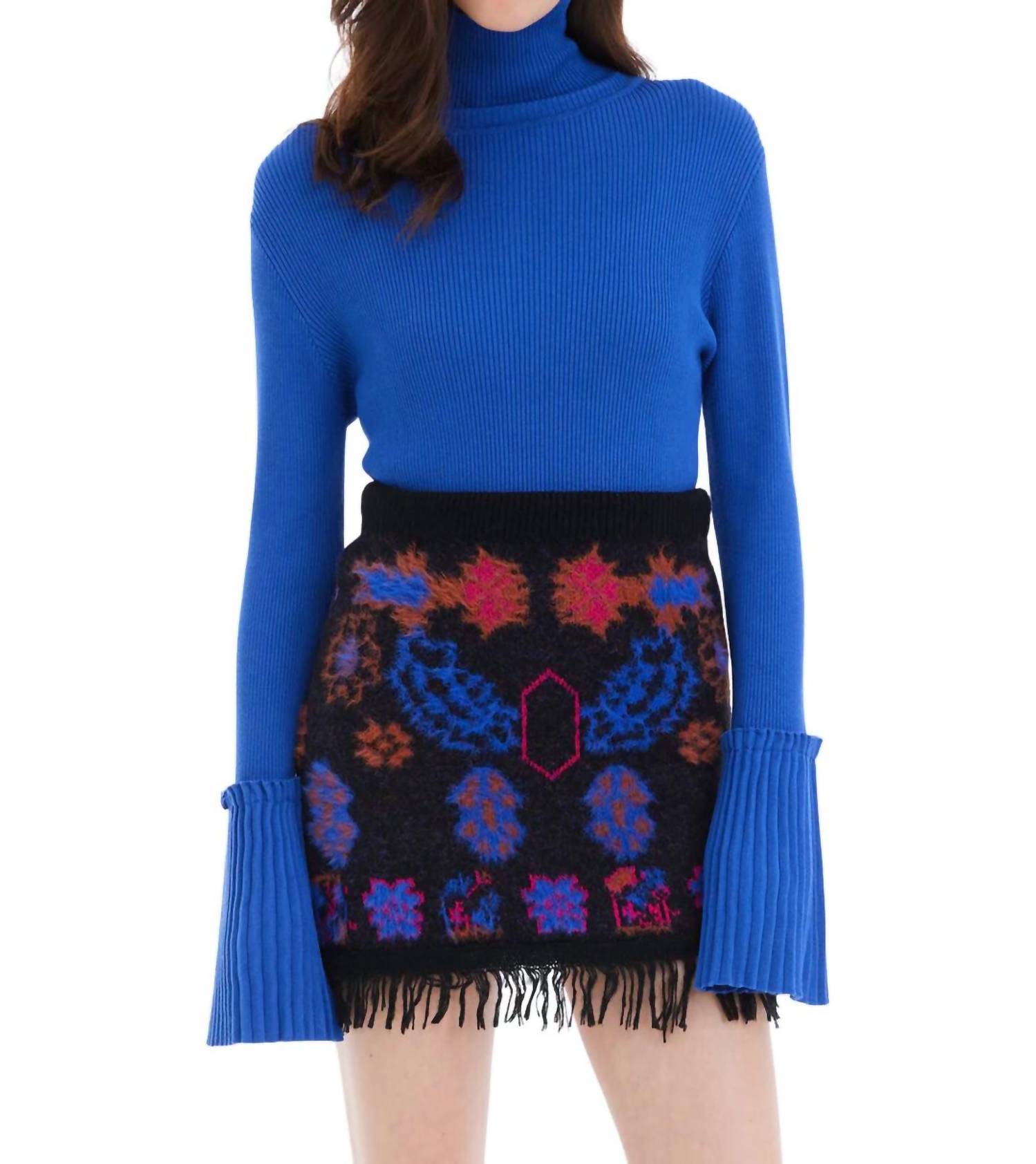 Юбка с бахромой Yael в синем цвете ALLISON NEW YORK
Юбка с бахромой Yael в синем цвете ALLISON NEW YORK