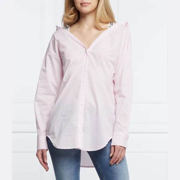 Рубашка свободного кроя Liu Jo, розовый 
Рубашка свободного кроя Liu Jo, розовый