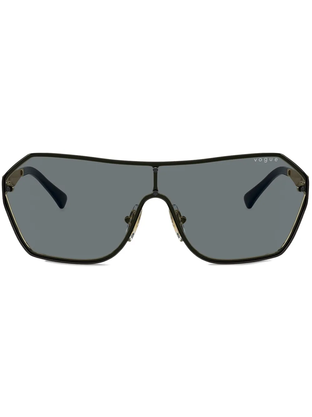 Солнцезащитные очки-маска Vogue, черный
Солнцезащитные очки-маска Vogue, черный