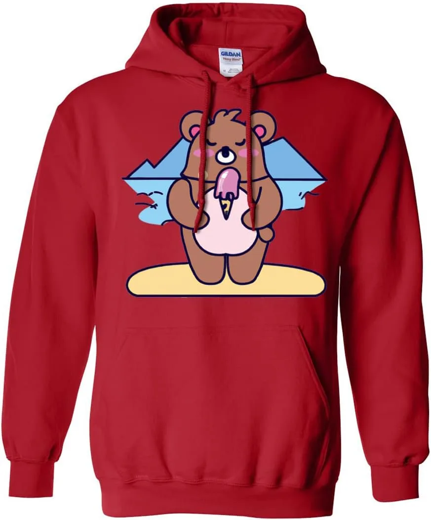 Толстовка с капюшоном Dolphin Shirt Co Kawaii Grizzly Bear Eating Ice Cream
Толстовка с капюшоном Dolphin Shirt Co Kawaii Grizzly Bear Eating Ice Cream