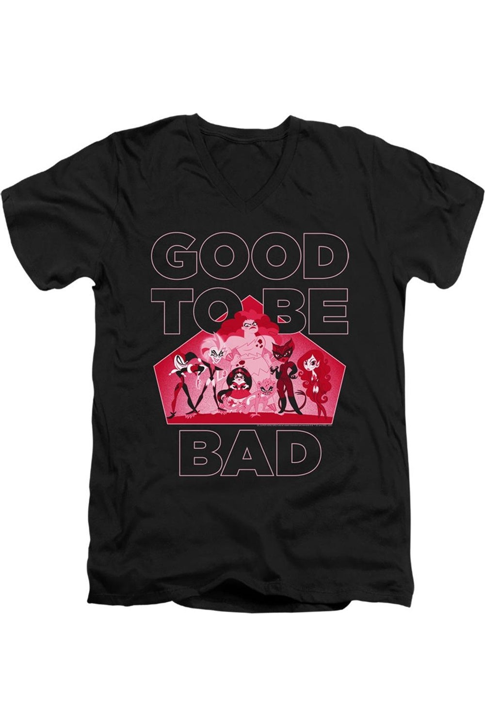 Футболка из хлопка премиум-класса с коротким рукавом и V-образным вырезом для взрослых с героями комиксов DC Superhero Girls Good To Be Bad Gildan, черный
Футболка из хлопка премиум-класса с коротким рукавом и V-образным вырезом для взрослых с героями комиксов DC Superhero Girls Good To Be Bad Gildan, черный