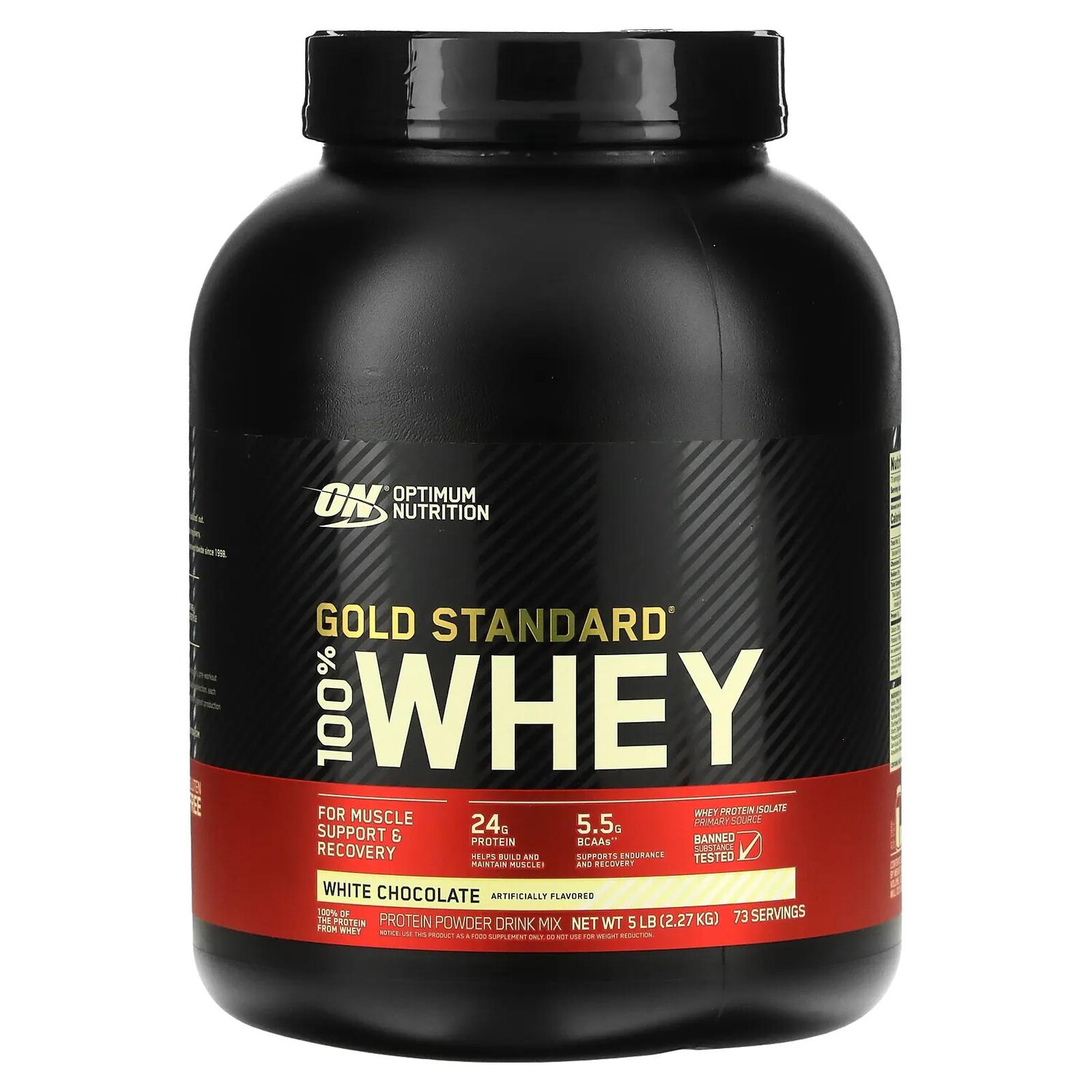 Optimum Nutrition Gold Standard 100% Whey White Chocolate 5 lb (2.27 kg)
Optimum Nutrition Gold Standard 100% Whey White Chocolate 5 lb (2.27 kg)