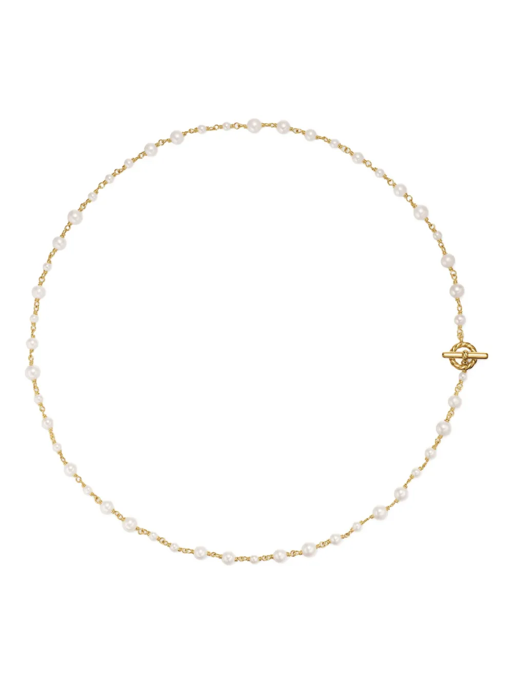 Жемчужное ожерелье из 18-каратного желтого золота с застежкой-тогл David Yurman, золотой
Жемчужное ожерелье из 18-каратного желтого золота с застежкой-тогл David Yurman, золотой