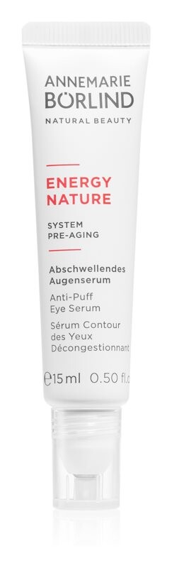 Сыворотка для глаз против отечности и темных кругов ANNEMARIE BÖRLIND ENERGYNATURE
Сыворотка для глаз против отечности и темных кругов ANNEMARIE BÖRLIND ENERGYNATURE