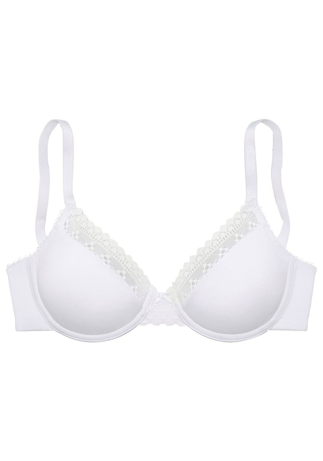 Бюстгальтер с косточками LASCANA, белый
Бюстгальтер с косточками LASCANA, белый