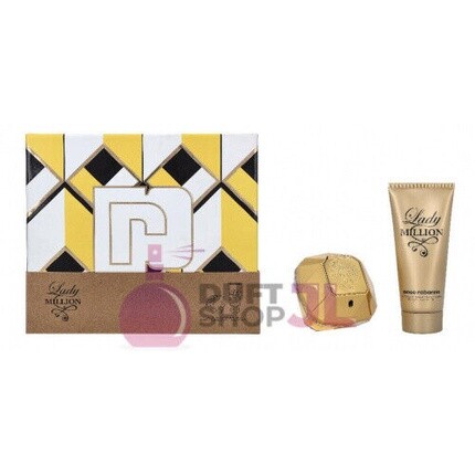 Подарочный набор Paco Rabanne Lady Million 180 мл
Подарочный набор Paco Rabanne Lady Million 180 мл