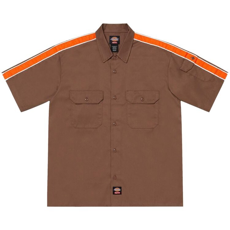 Рубашка Supreme x Dickies Stripe Short-Sleeve Work Shirt, коричневый
Рубашка Supreme x Dickies Stripe Short-Sleeve Work Shirt, коричневый