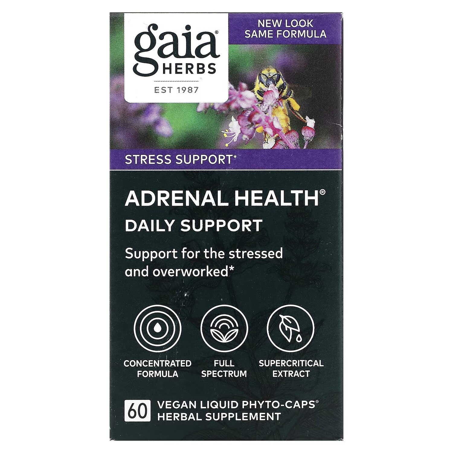 Добавка Gaia Herbs Adrenal Health, 60 веганских капсул
Добавка Gaia Herbs Adrenal Health, 60 веганских капсул