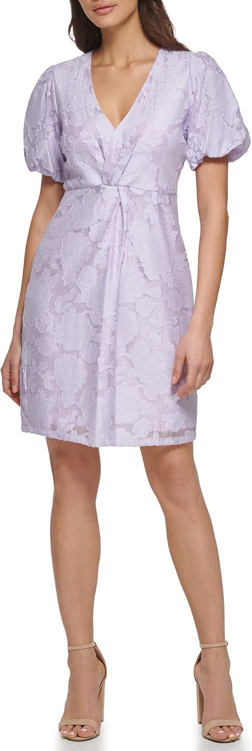 GUESS Женское платье с узлом из текстурированной ткани, Lilac
GUESS Женское платье с узлом из текстурированной ткани, Lilac