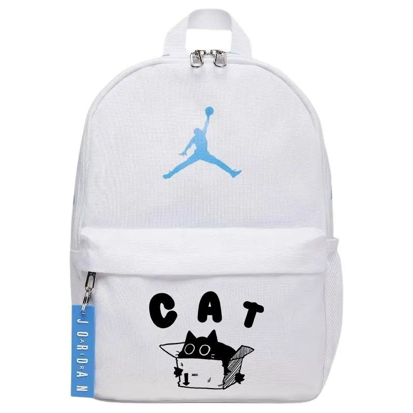 Jordan Полиэстеровый рюкзак унисекс синий и белый, Black Cat
Jordan Полиэстеровый рюкзак унисекс синий и белый, Black Cat