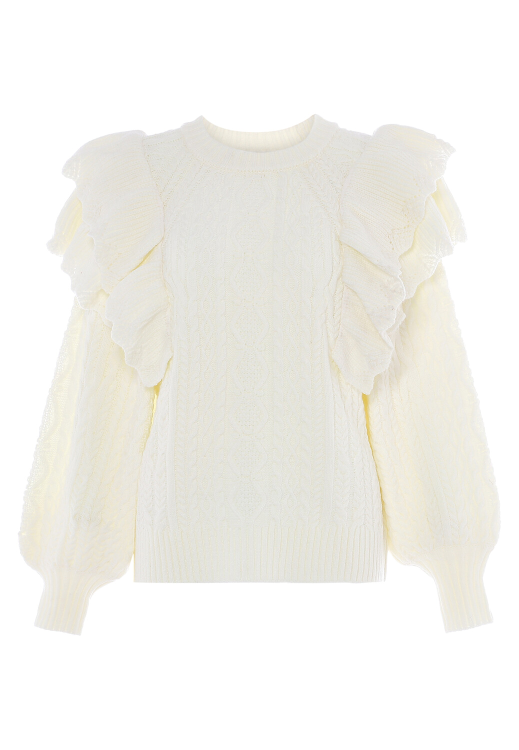 Свитер faina Strick, белый
Свитер faina Strick, белый