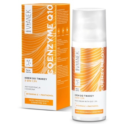 Крем для лица Hero Coenzyme Q10 с Q10 1,5% - 50 мл Vianek
Крем для лица Hero Coenzyme Q10 с Q10 1,5% - 50 мл Vianek