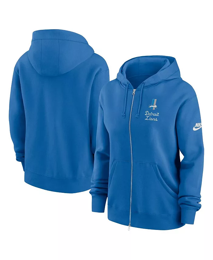 Женская синяя толстовка с капюшоном Detroit Lions Phoenix Rewind Full-Zip Nike
Женская синяя толстовка с капюшоном Detroit Lions Phoenix Rewind Full-Zip Nike