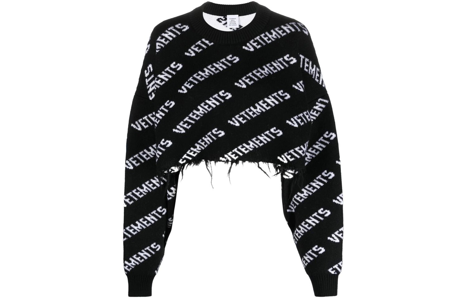 Топ укороченный женский Vetements, черный
Топ укороченный женский Vetements, черный