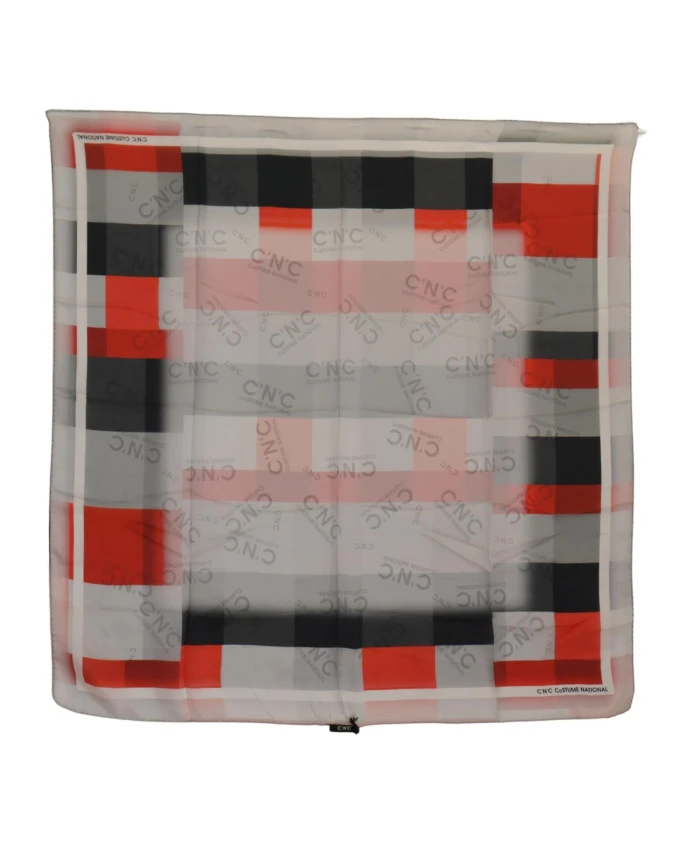Шелковый шарф с логотипом клетчатый узор Costume National, мультиколор
Шелковый шарф с логотипом клетчатый узор Costume National, мультиколор