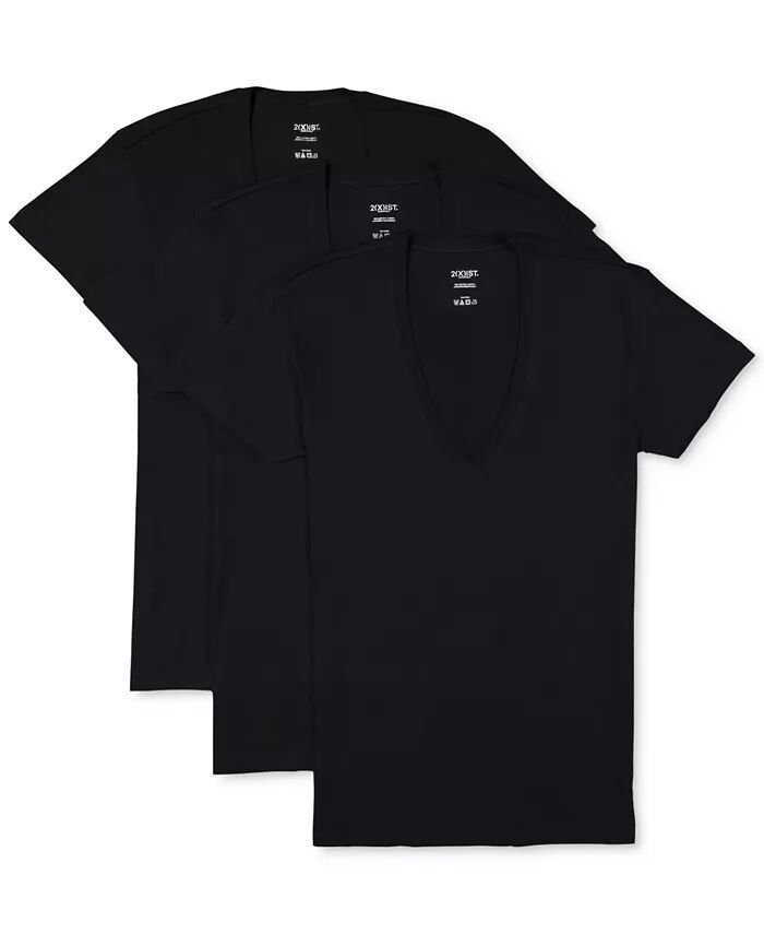 Комплект из 3 мужских нижних рубашек Slim-Fit с глубоким V-образным вырезом 2(x)ist, черный
Комплект из 3 мужских нижних рубашек Slim-Fit с глубоким V-образным вырезом 2(x)ist, черный