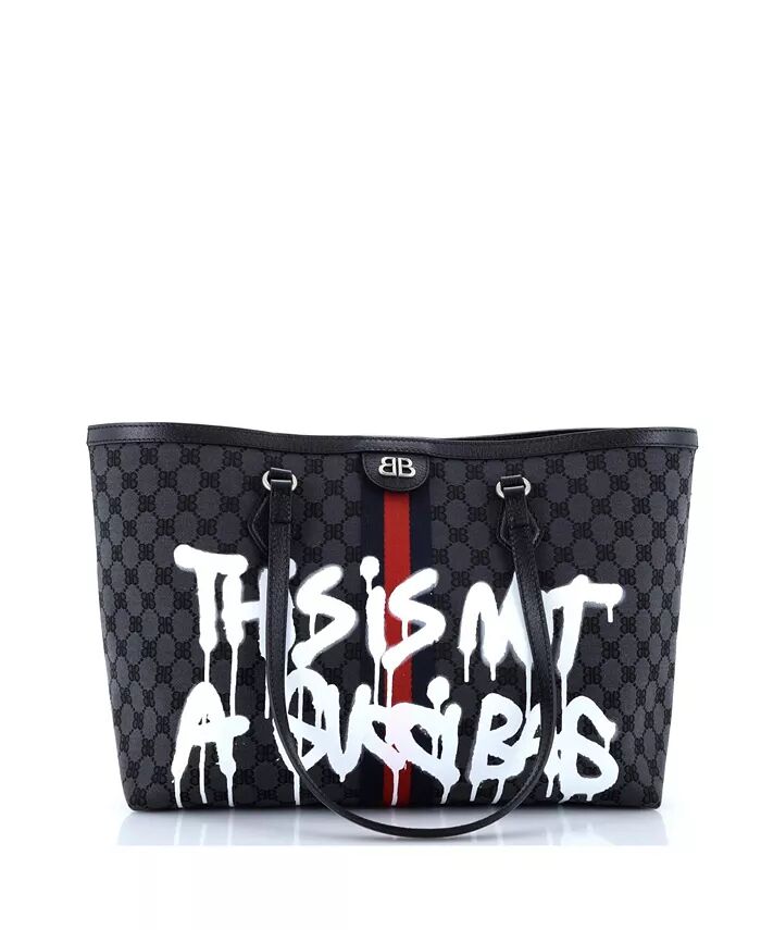 Сумка-тоут Medium x Gucci The Hacker Project BB Canvas Pre-Owned Balenciaga, черный
Сумка-тоут Medium x Gucci The Hacker Project BB Canvas Pre-Owned Balenciaga, черный