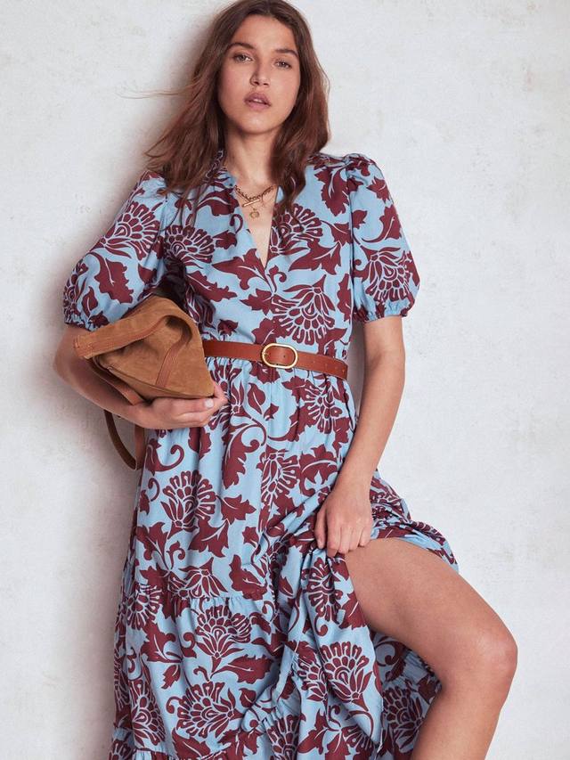 Платье миди Christabel с цветочным принтом Boden, Blue/Multi
Платье миди Christabel с цветочным принтом Boden, Blue/Multi