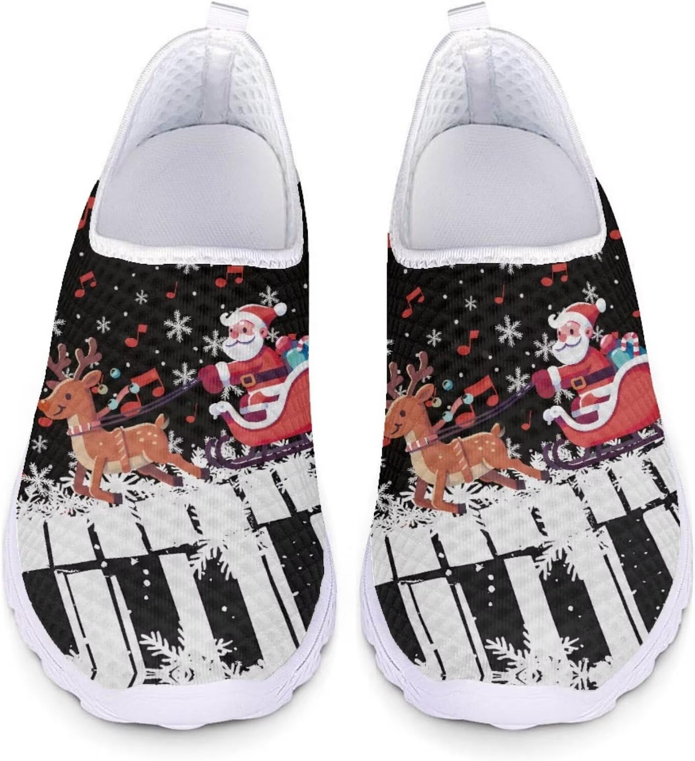 Кроссовки Belidome с животным принтом на шнуровке для взрослых женщин и мужчин, легкие, дышащие и удобные, Music Santa Claus Elk
Кроссовки Belidome с животным принтом на шнуровке для взрослых женщин и мужчин, легкие, дышащие и удобные, Music Santa Claus Elk