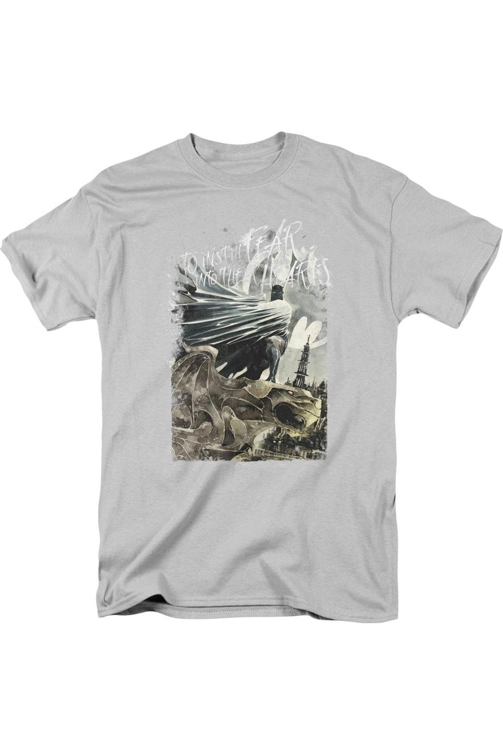 Футболка с коротким рукавом для взрослых Batman Instill Fear Gildan, серебряный
Футболка с коротким рукавом для взрослых Batman Instill Fear Gildan, серебряный