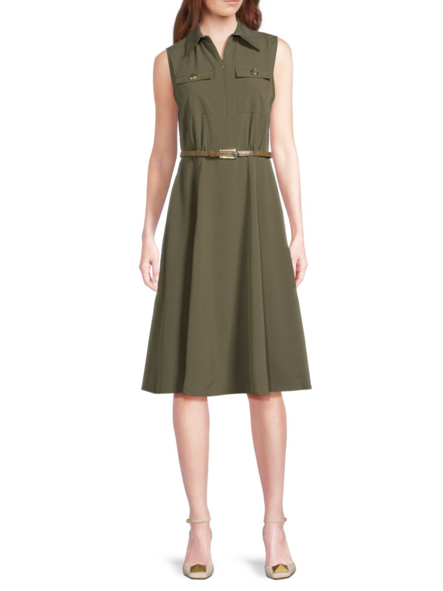 Платье А-силуэта без рукавов с поясом Halston, цвет Sage
Платье А-силуэта без рукавов с поясом Halston, цвет Sage