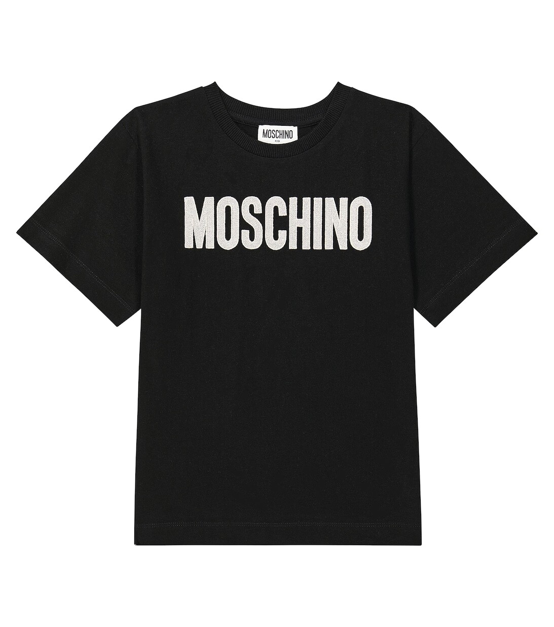 Футболка из хлопкового джерси с логотипом Moschino, черный
Футболка из хлопкового джерси с логотипом Moschino, черный