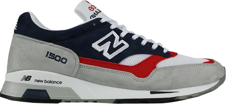 Кроссовки New Balance 1500 Made in England 'Grey Navy Red', серый
Кроссовки New Balance 1500 Made in England 'Grey Navy Red', серый