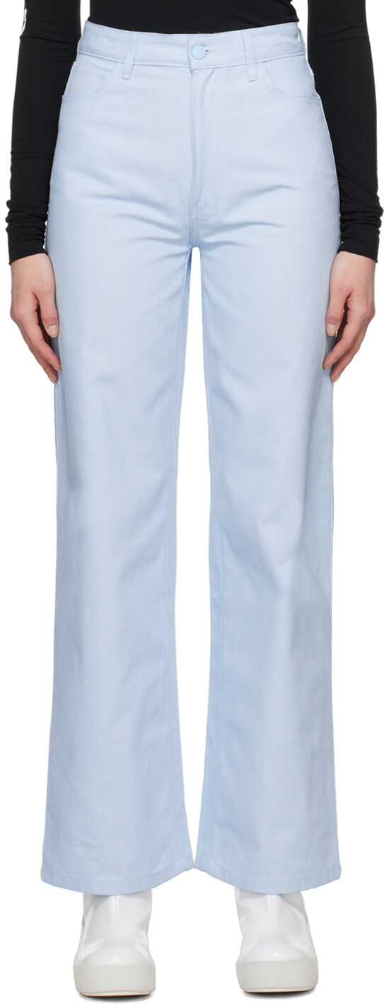 Синие широкие джинсы Raf Simons
Синие широкие джинсы Raf Simons