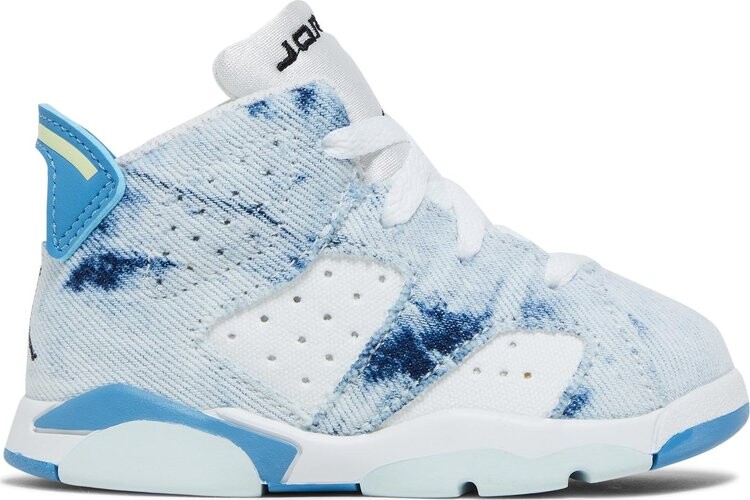 Кроссовки Air Jordan 6 Retro TD Washed Denim 2022, синий
Кроссовки Air Jordan 6 Retro TD Washed Denim 2022, синий