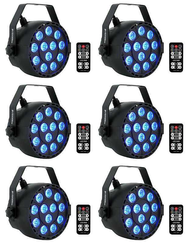 6) Rockville RockPAR TRI LED RGB Compact Par Can DJ DMX Wash Lights+Remote Black (6) ROCKPAR TRI BLACK
6) Rockville RockPAR TRI LED RGB Compact Par Can DJ DMX Wash Lights+Remote Black (6) ROCKPAR TRI BLACK