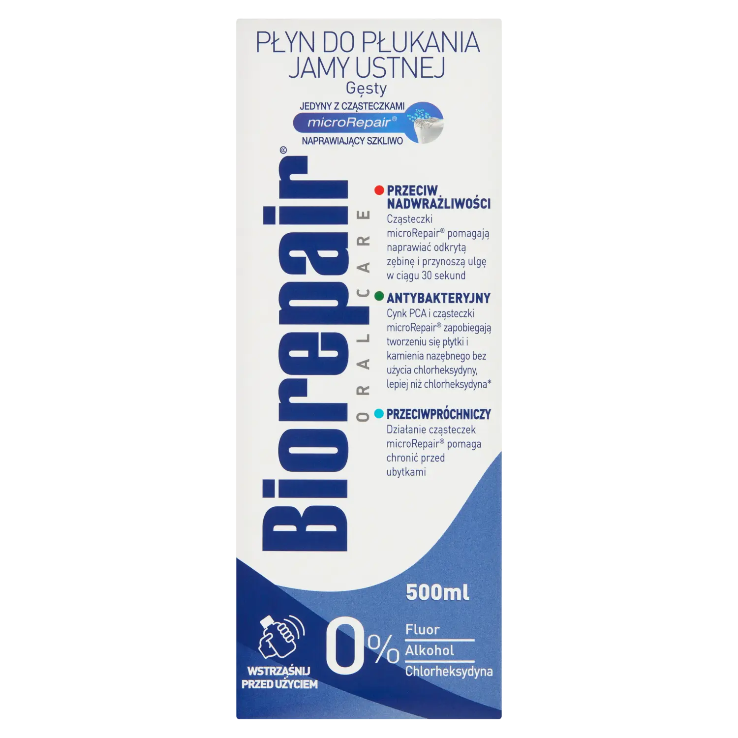 Biorepair жидкость для полоскания рта, 500 мл
Biorepair жидкость для полоскания рта, 500 мл