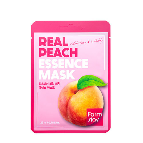 Питательная тканевая маска с экстрактом персика 23мл Farmstay Real Peach Essence Mask
Питательная тканевая маска с экстрактом персика 23мл Farmstay Real Peach Essence Mask
