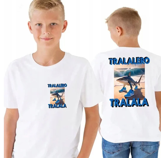 Забавная футболка Trallalero Tralala размер 128, белый
Забавная футболка Trallalero Tralala размер 128, белый