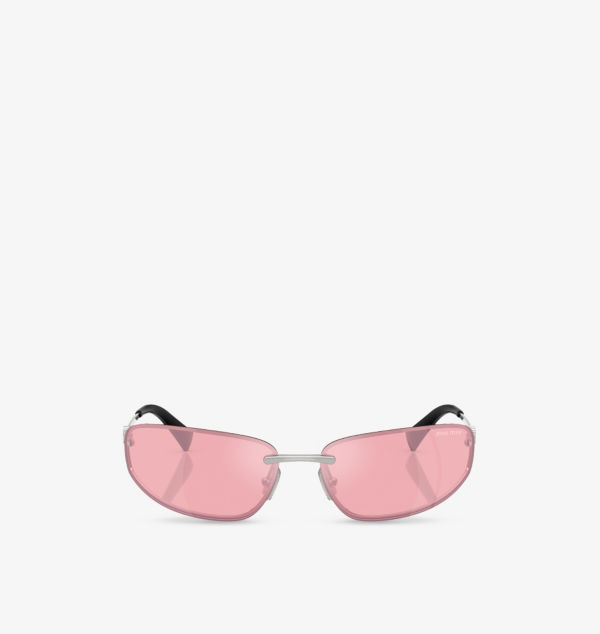 Солнцезащитные очки Mu a50s в овальной оправе из металла Miu Miu, серебряный
Солнцезащитные очки Mu a50s в овальной оправе из металла Miu Miu, серебряный