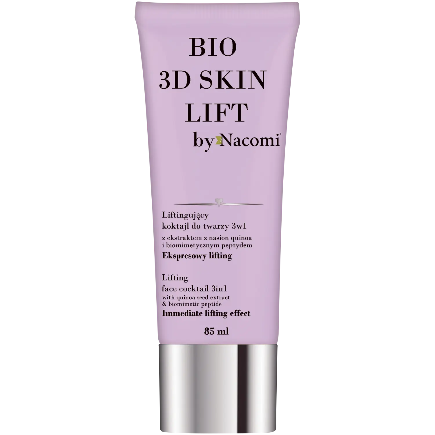 Nacomi Bio 3D Skin Lift Коктейль лифтинг для лица, 85 мл
Nacomi Bio 3D Skin Lift Коктейль лифтинг для лица, 85 мл