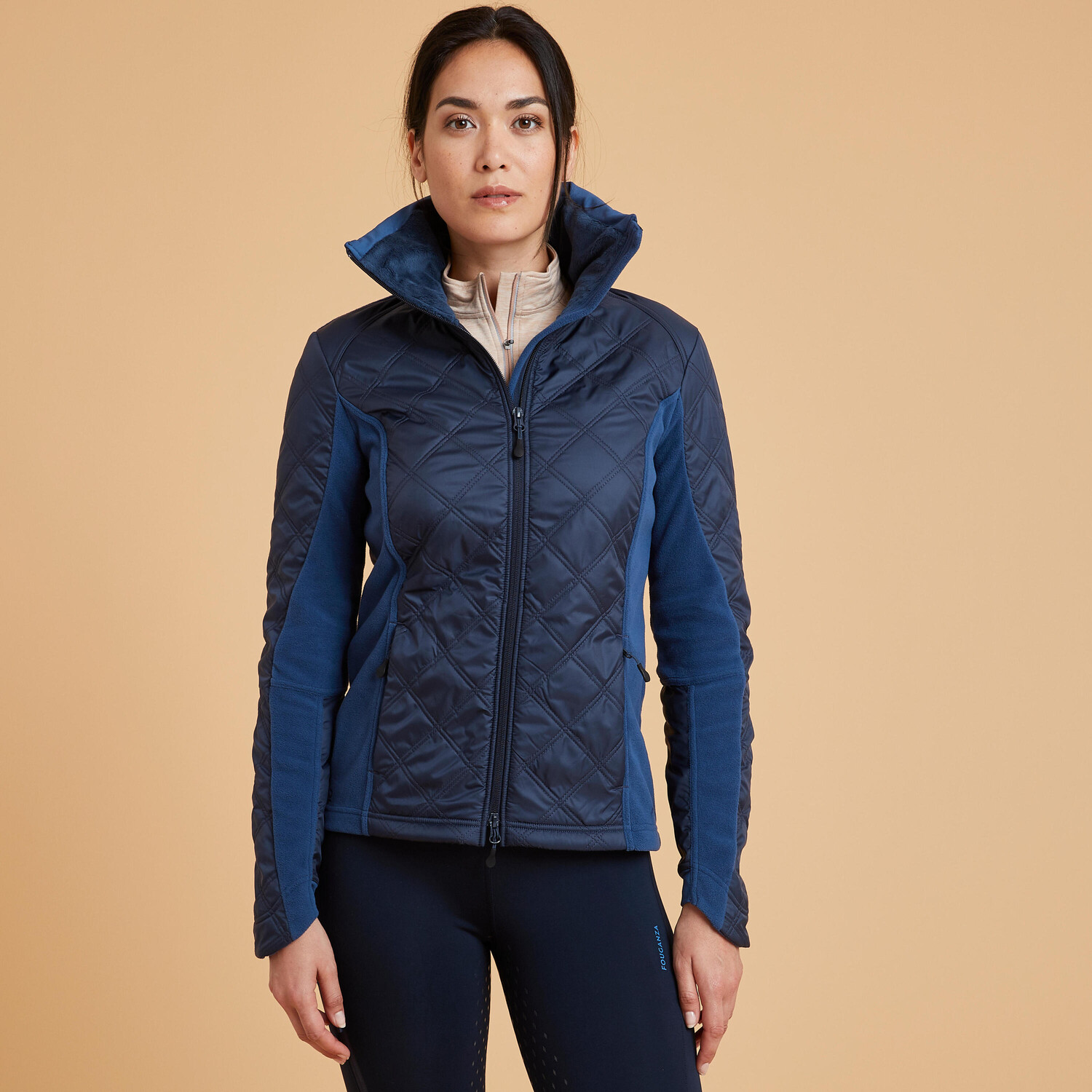 Толстовка Fouganza 500 для верховой езды стеганая флисовая, черный
Толстовка Fouganza 500 для верховой езды стеганая флисовая, черный