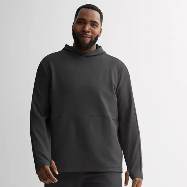 Большая и высокая вафельная толстовка с капюшоном Tek Gear, черный
Большая и высокая вафельная толстовка с капюшоном Tek Gear, черный