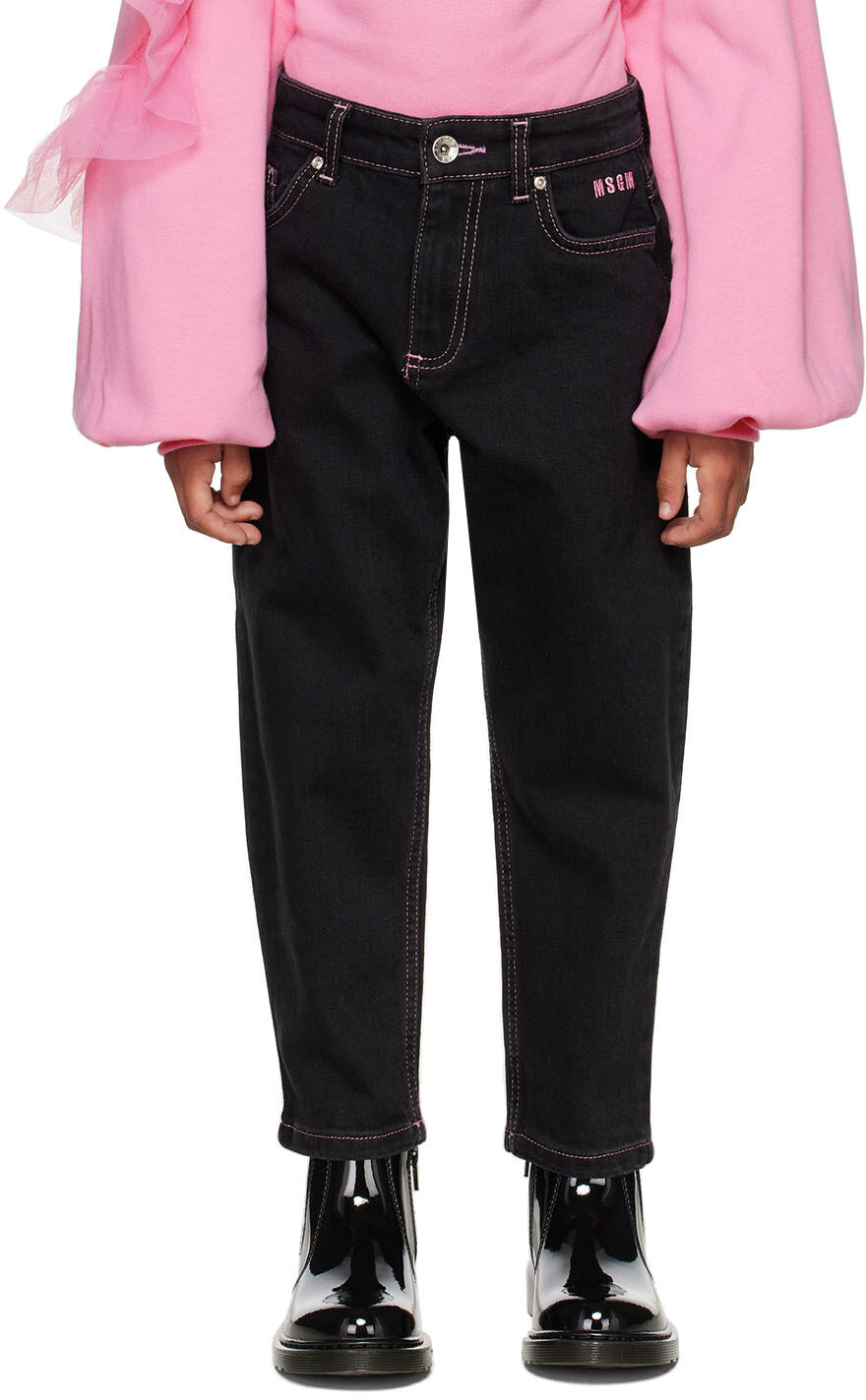 Детские черные джинсы с вышивкой MSGM Kids, Черный, Детские черные джинсы с вышивкой MSGM Kids
Детские черные джинсы с вышивкой MSGM Kids, Черный, Детские черные джинсы с вышивкой MSGM Kids