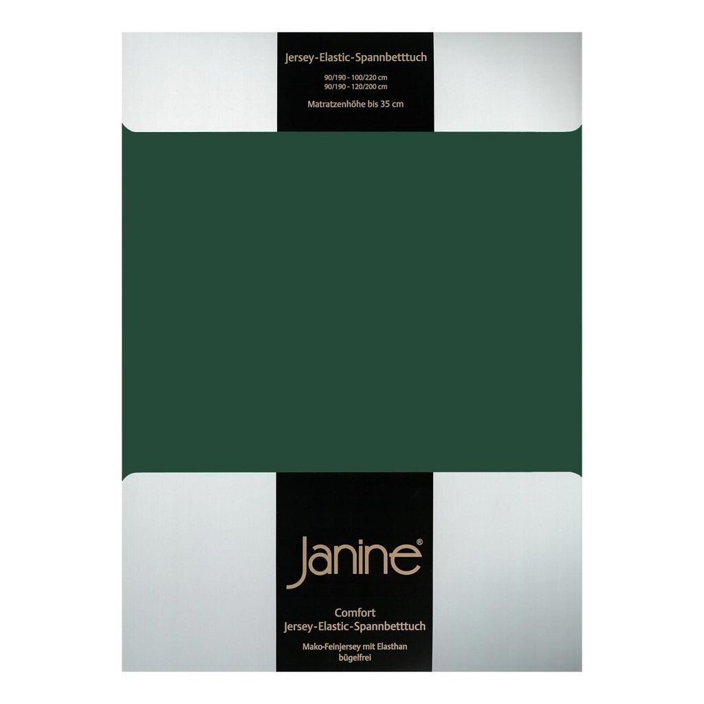 Простыня Janine Jersey на резинке 140x200 см - 160x220 см лесной зеленый Original Janine
Простыня Janine Jersey на резинке 140x200 см - 160x220 см лесной зеленый Original Janine