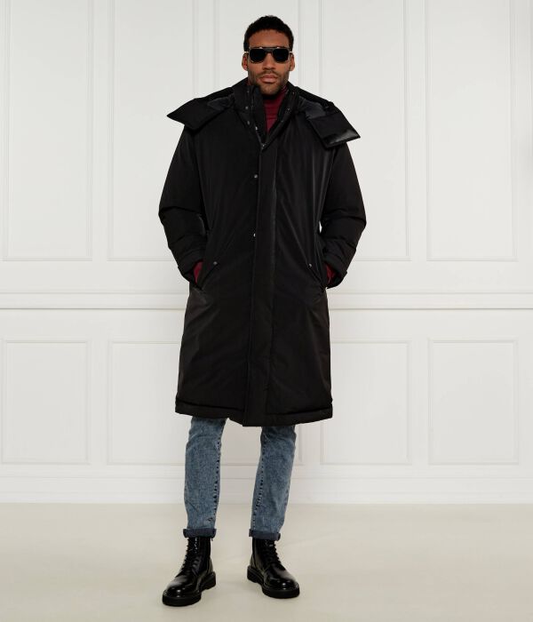 Парка мужская Hugo средней длины, черный
Парка мужская Hugo средней длины, черный