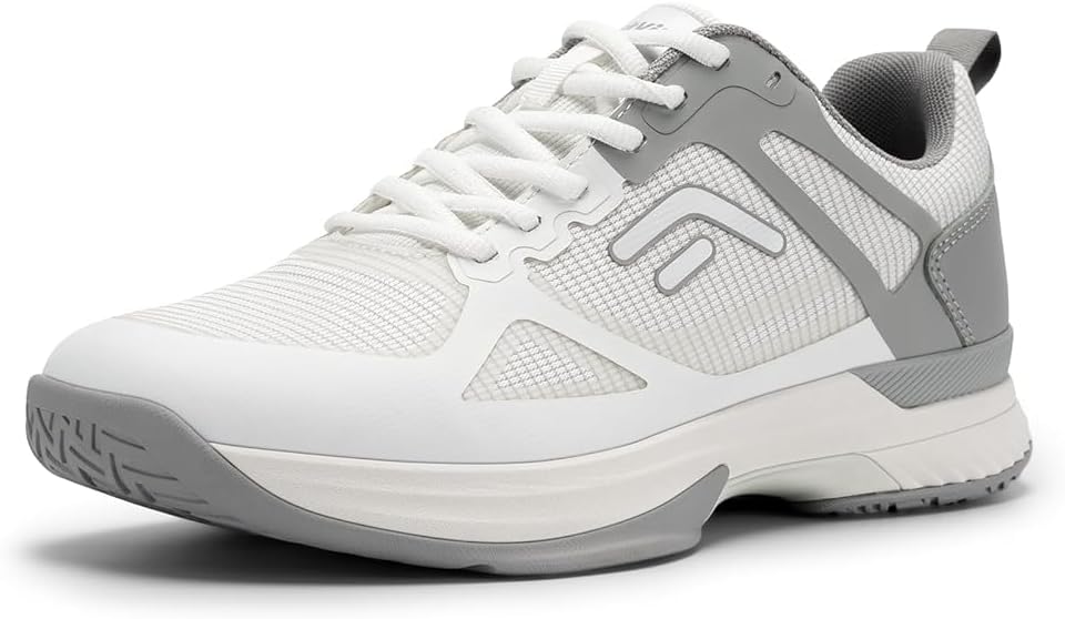 Кроссовки FitVille Extra Wide для мужчин для игры в пиклбол, теннисные кроссовки с поддержкой свода стопы, белый/серый
Кроссовки FitVille Extra Wide для мужчин для игры в пиклбол, теннисные кроссовки с поддержкой свода стопы, белый/серый