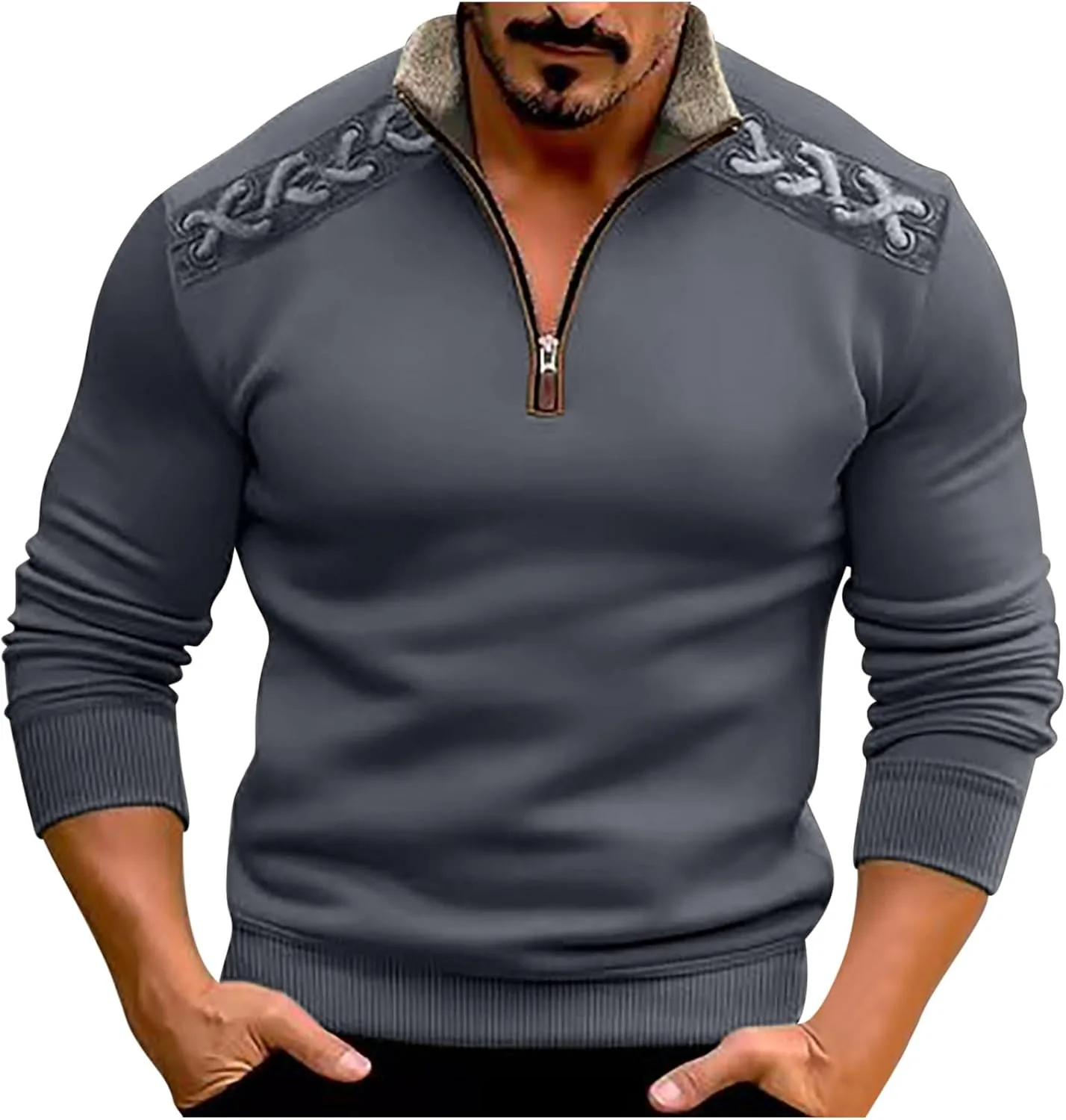 Мужская флисовая блуза с длинным рукавом и V-образным вырезом Uillui
Мужская флисовая блуза с длинным рукавом и V-образным вырезом Uillui