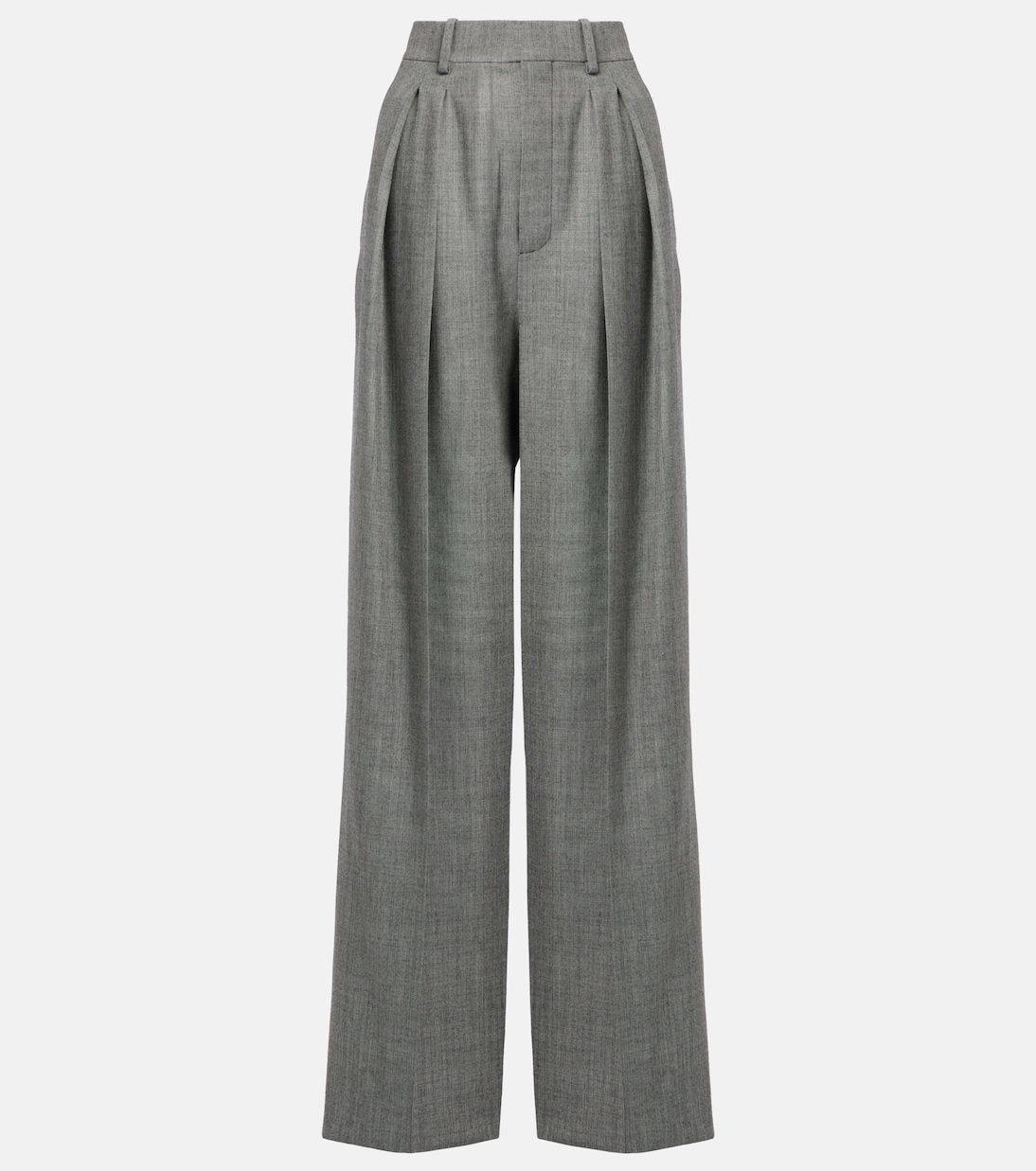 Широкие брюки из шерстяной саржи с высокой талией Saint Laurent, Naturel/ Noir
Широкие брюки из шерстяной саржи с высокой талией Saint Laurent, Naturel/ Noir